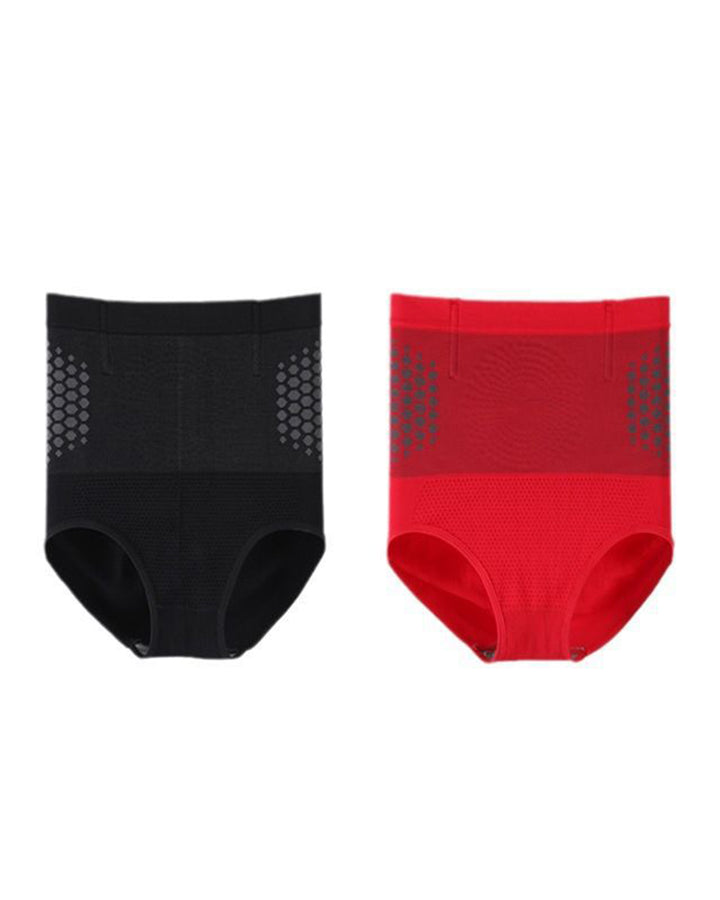 Damen Magnettherapie Wärmende Uterus Höschen Nahtlose Bauchkontrolle