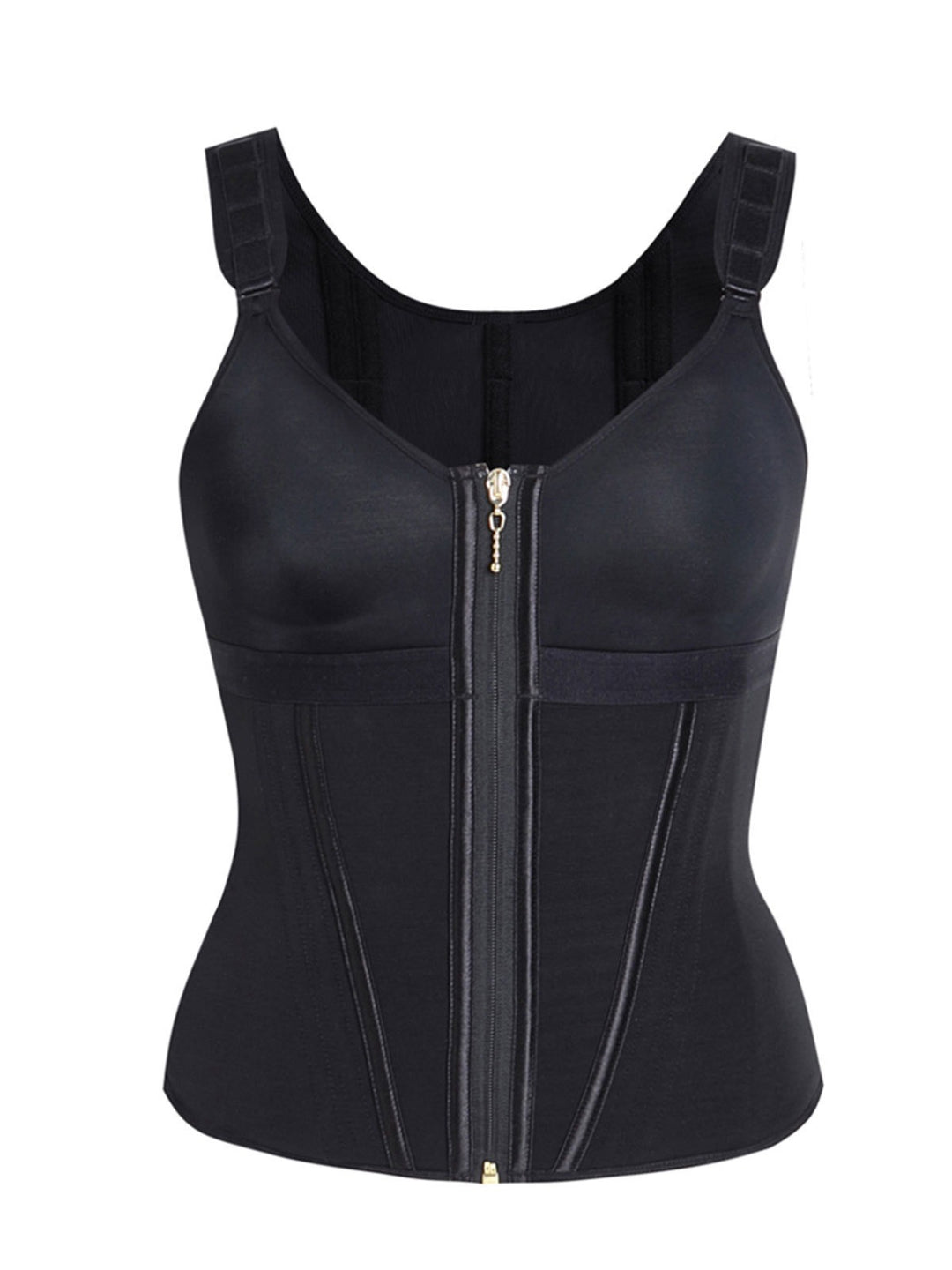 Shapshe® Damen Latex Korsett Bauchkontrolle Body Shaper Weste mit BH