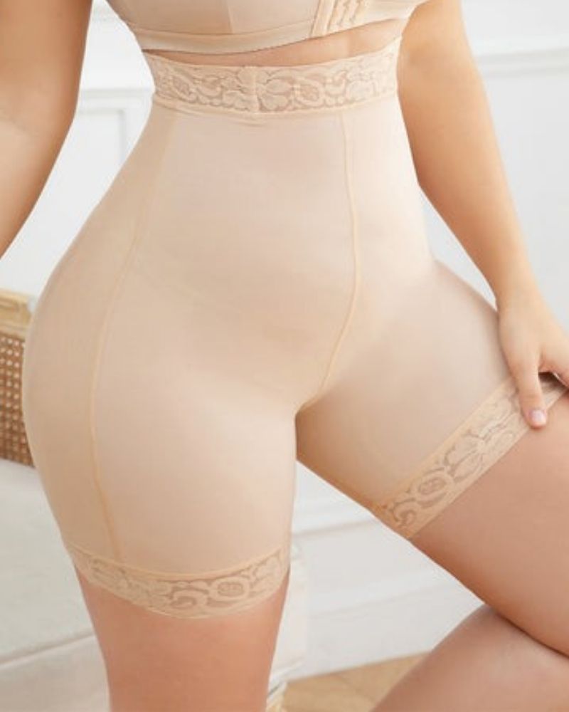 Shapshe® Beige Schlankmachende Po-Lifter Kontroll Panty Unterwäsche Shorts