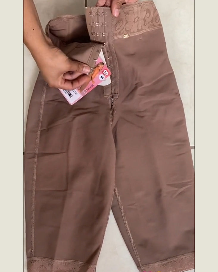 Shapshe® Hohe Taille Unsichtbare Bauchweg Knielange Faja Shorts