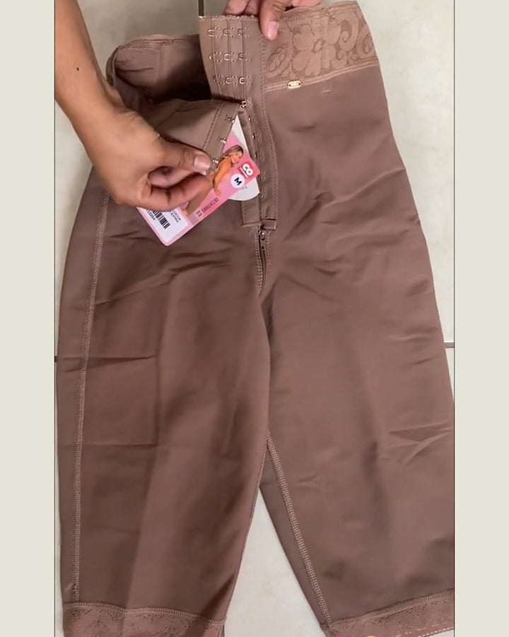 Shapshe® Hohe Taille Unsichtbare Bauchweg Knielange Faja Shorts