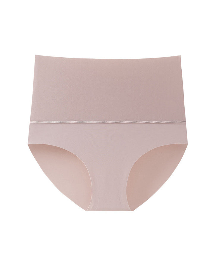 Damen Hohe Taille Eisseide Bauchweg Nahtlos Figurformender Slip