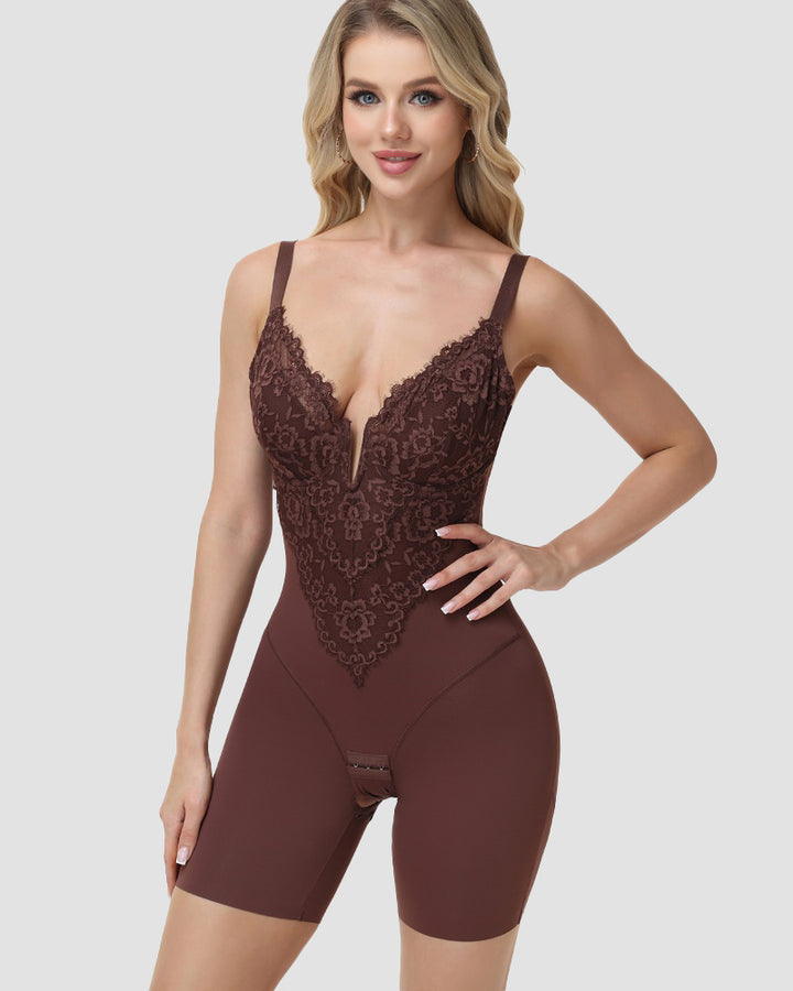 Shapshe® Shapewear mit Tiefem Ausschnitt und Hakenverschluss