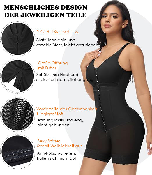 Shapshe® Damen Bauchkontrolle Fajas Colombianas Body Shaper Po-Lifter