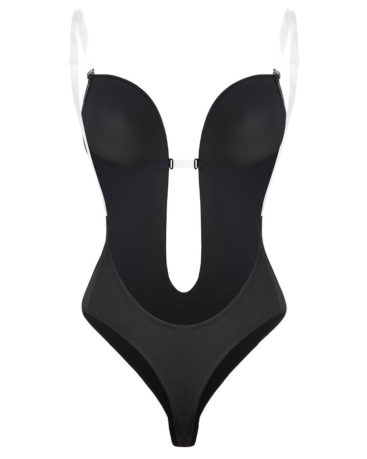 Shapewear Übergröße Rückenfrei BH Körperformer Nahtlos Offener Schritt