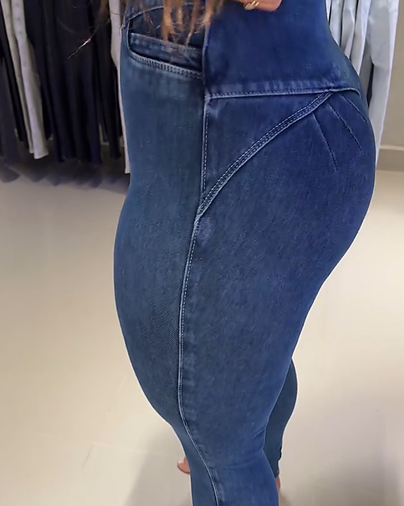 Shapshe® Jeans mit Hoher Taille Hüftlifting und Bauchkontrolle