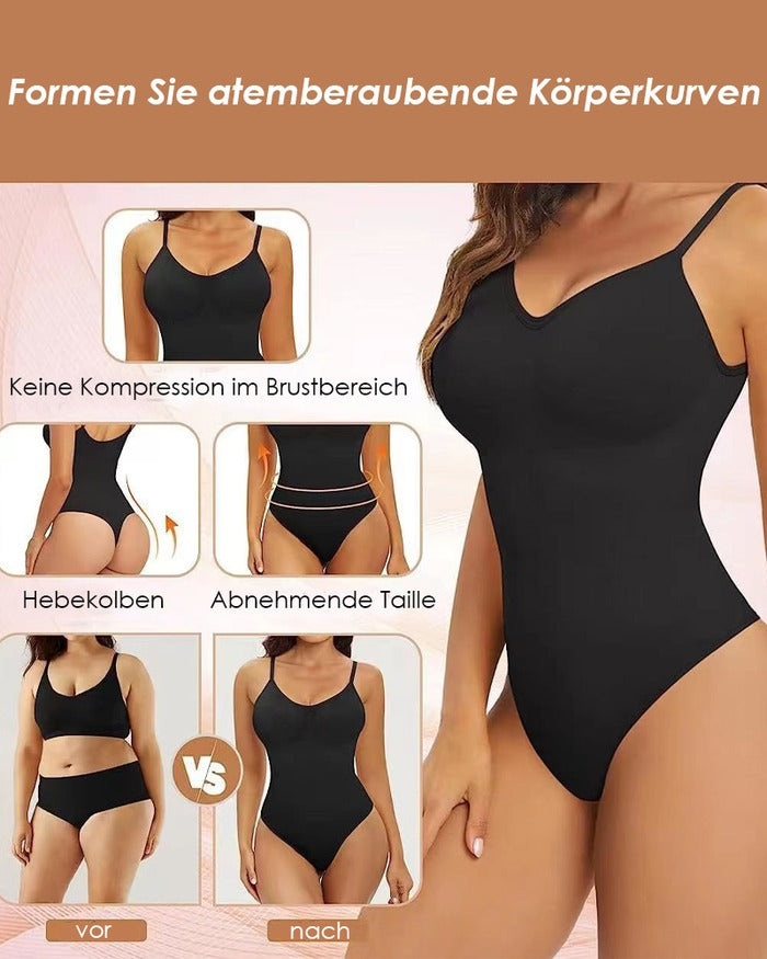 Shapshe® Nahtlose Bauchweg Rundhals Tanga Tanktop Body Shaper Bodysuits