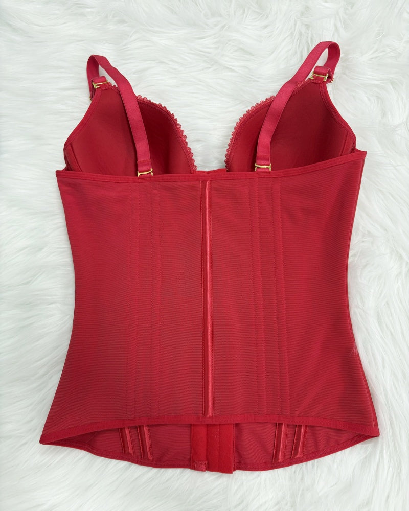 Shapshe® Fajas Colombianas Korsett Top mit Bauchstraffung und Taille Trainer