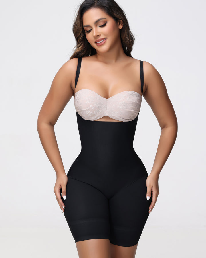 Shapshe® Offene Büste Nahtloser Kompressionsbody Po Lifter Shapewear