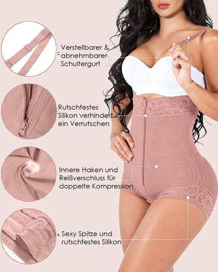 Shapshe® Damen Shapewear Ganzkörperformer Hüftheber Faja Colombiana Taillentrainer