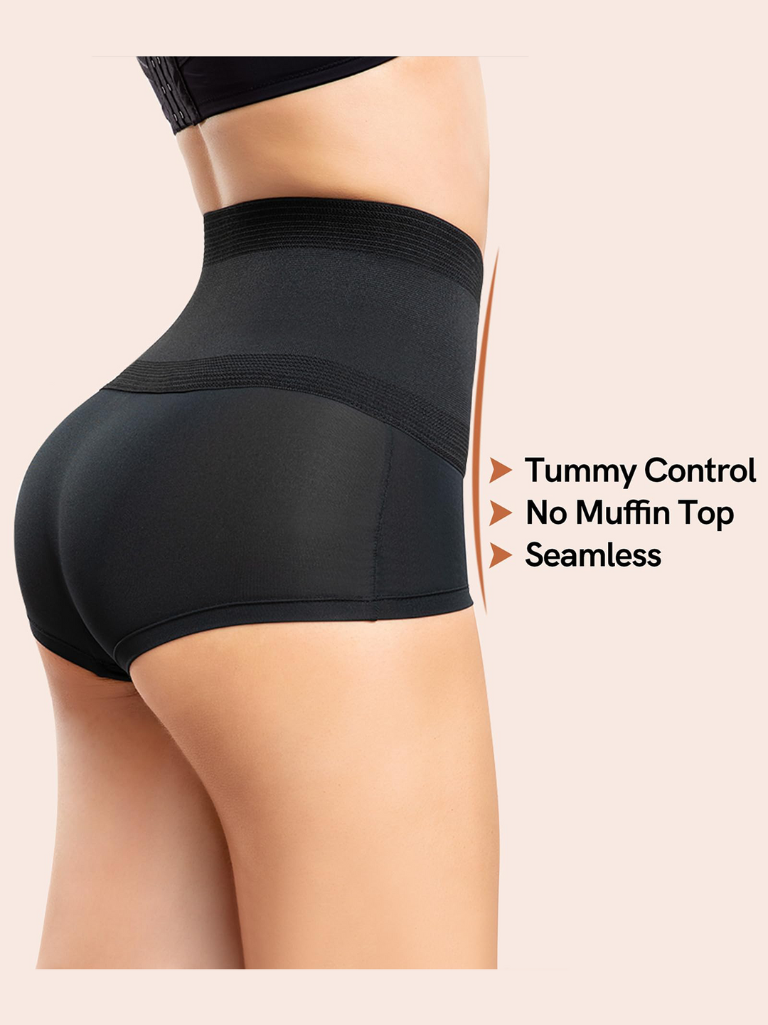 Shapewear Höschen Shorts Flacher Bauch Hohe Taille Formende Unterwäsche