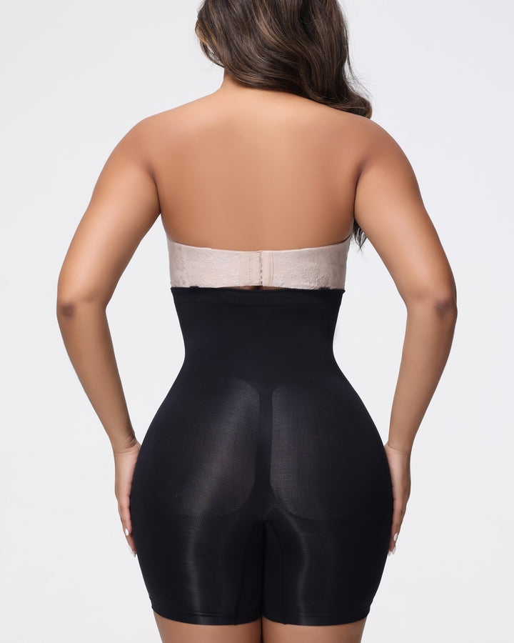 Shapshe® Hohe Taille Shapewear Shorts mit Abnehmbarem Träger