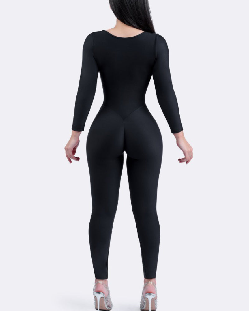 Shapshe® Nahtloser Ganzkörper Body Hohe Kompression Netzhaken Shapewear