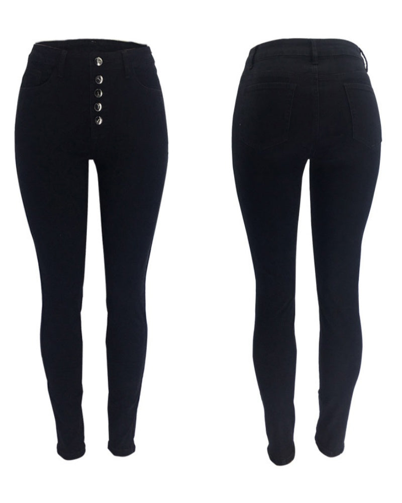 Po Lifting Skinny Jeans mit Hoher Taille für Damen