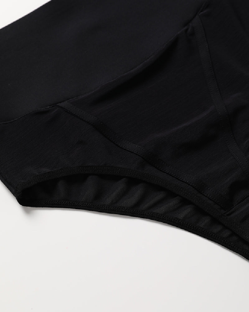 Mesh Mieder Shapewear Höschen Reiner Baumwolle Schritt Tanga