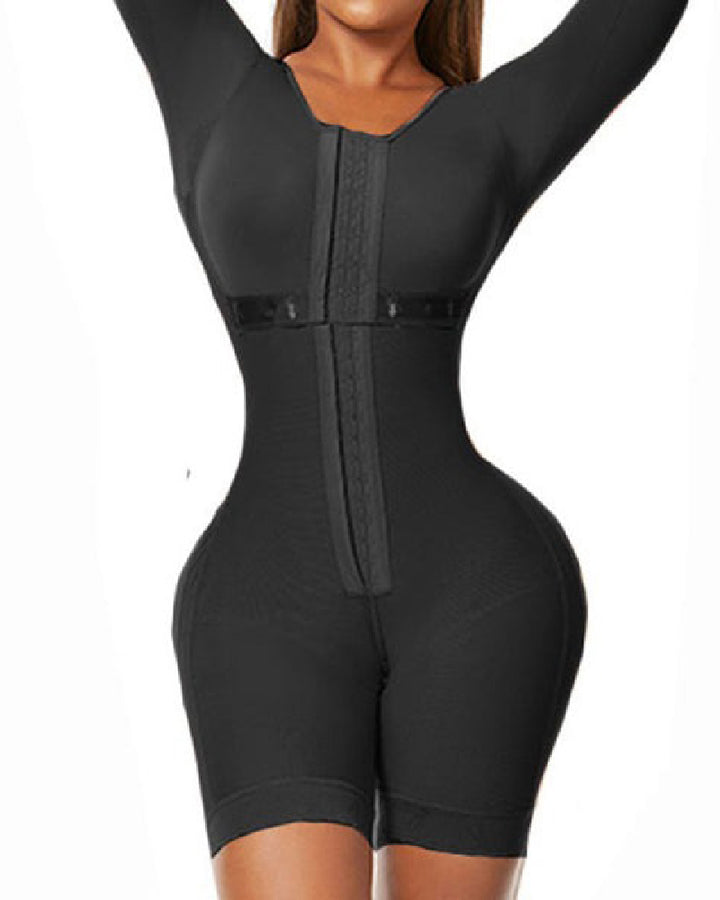 Shapshe® Ganzkörper Shaper Shapewear Faja Colombianas volle Brust Lange Ärmel Starke Kompression