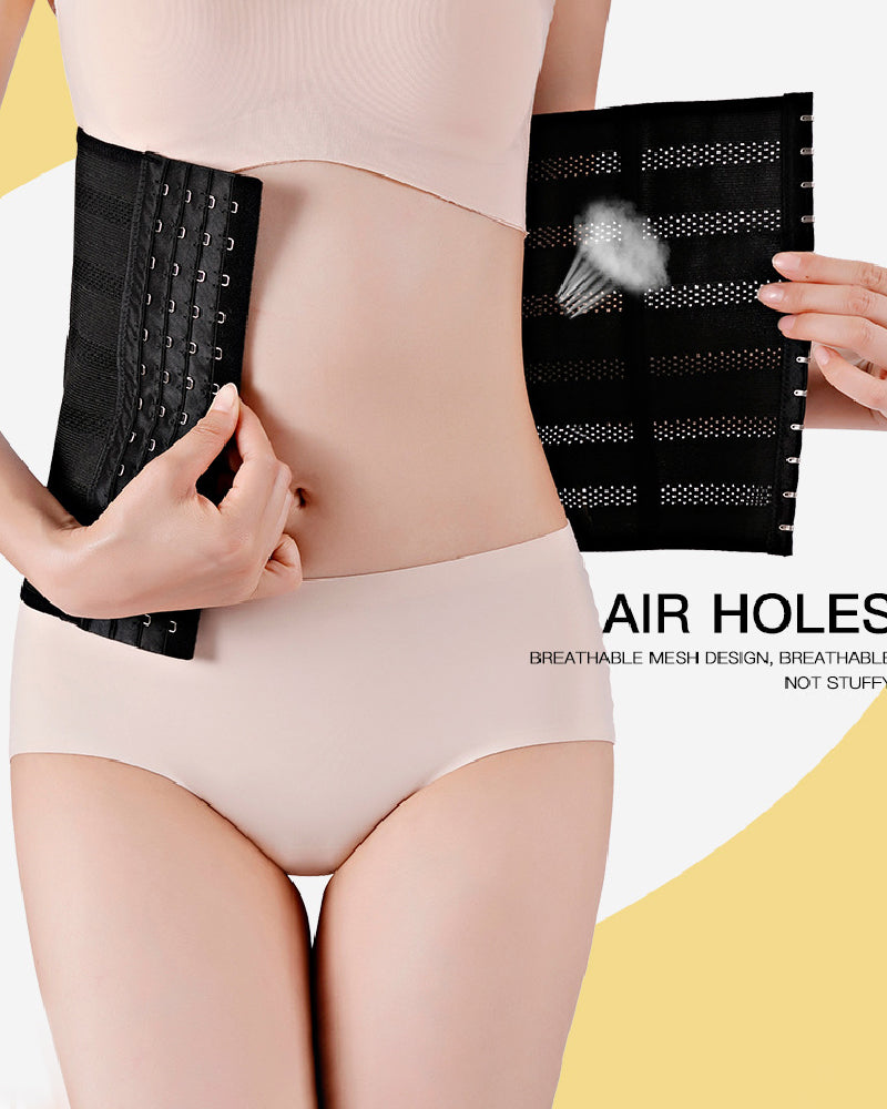 Atmungsaktiver Verstellbarer Taillentrainer Postpartum Bauchweg Gürtel