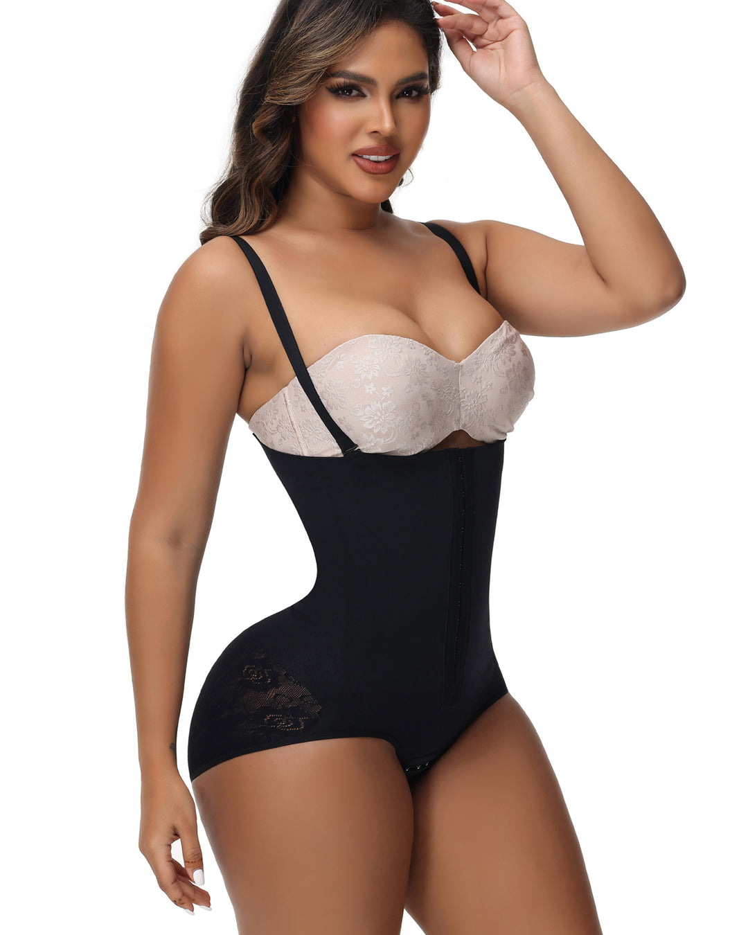 Shapshe® Hohe Taille Jacquard Po Bauchweg Stark Formende Miederhose