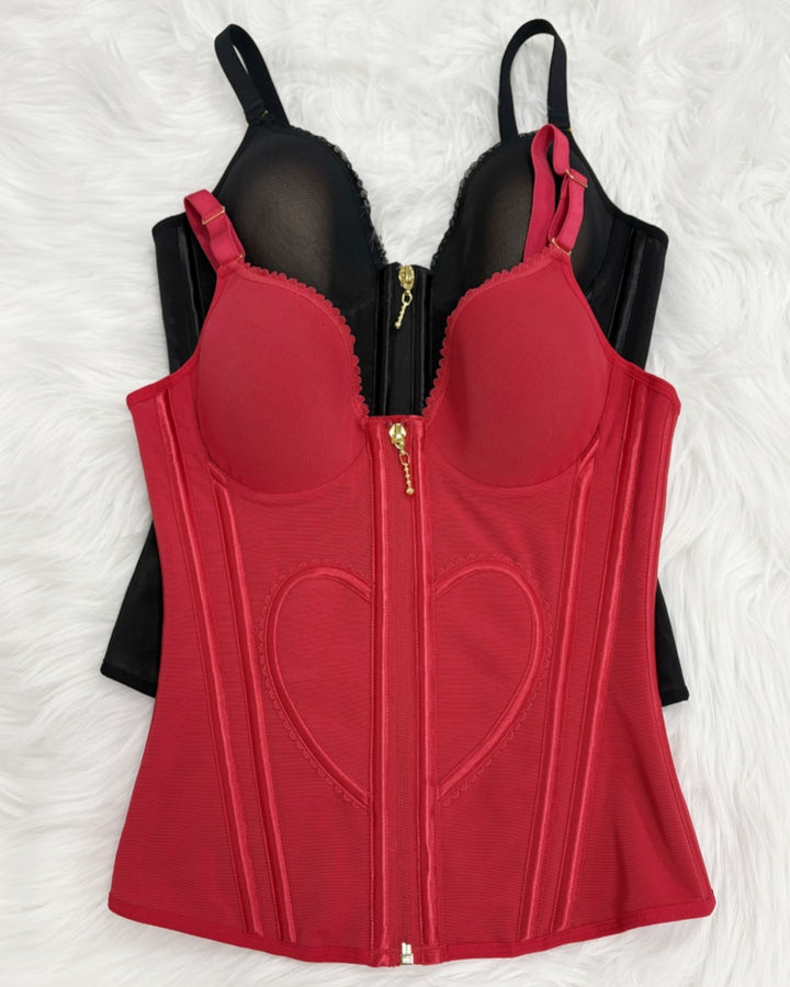 Shapshe® Fajas Colombianas Korsett Top mit Bauchstraffung und Taille Trainer