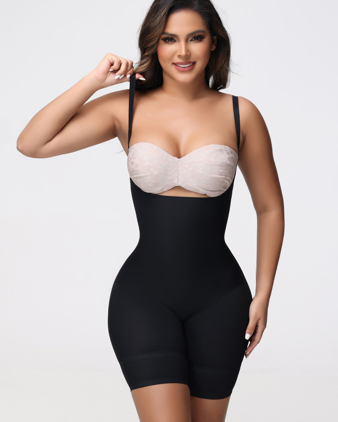 Shapshe® Offene Büste Nahtloser Kompressionsbody Po Lifter Shapewear