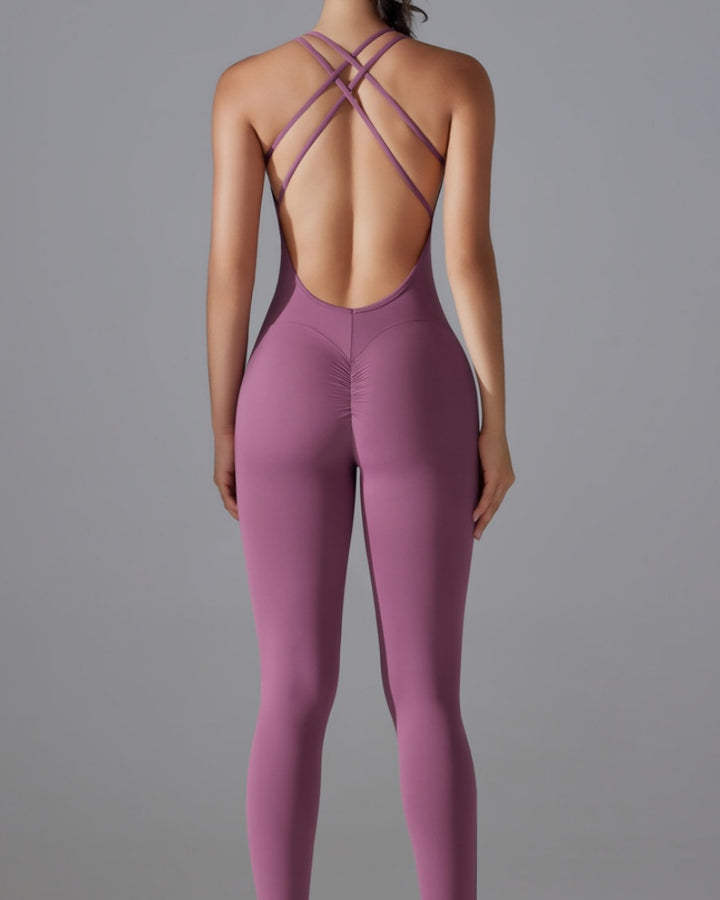 Hüfthebender Schnelltrocknender Enger Cross Body Fitness Overall