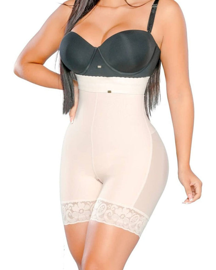 Shapshe® Hochtaillierte Po Lifter Doppelkompression Shapewear Shorts