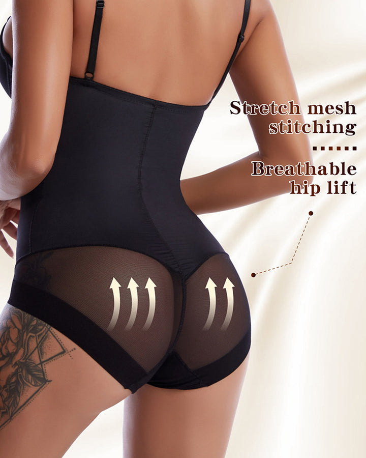 Shapshe® Brust Push up Po-Lift Bodysuit Shapewear mit BH