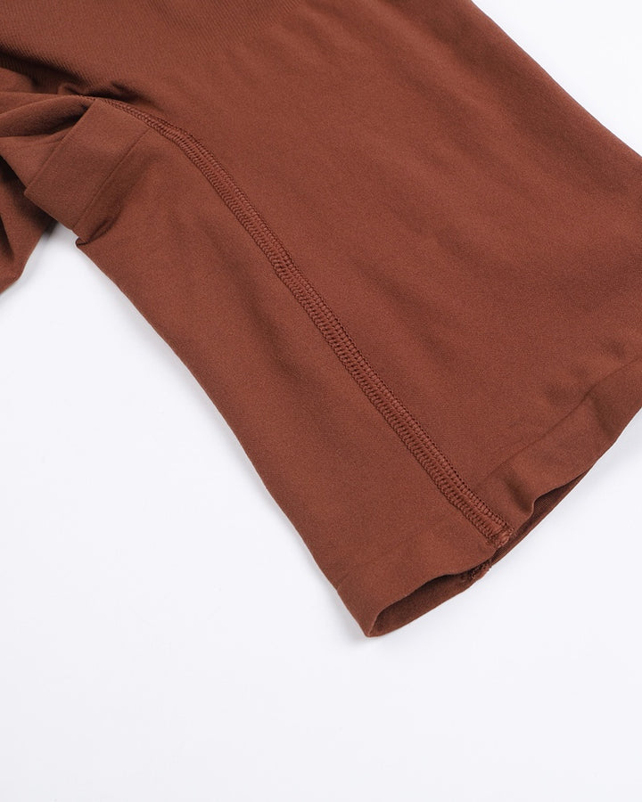 Damen Nahtloser Oberschenkel Bauchweg U-Ausschnitt Bodysuit Shapewear