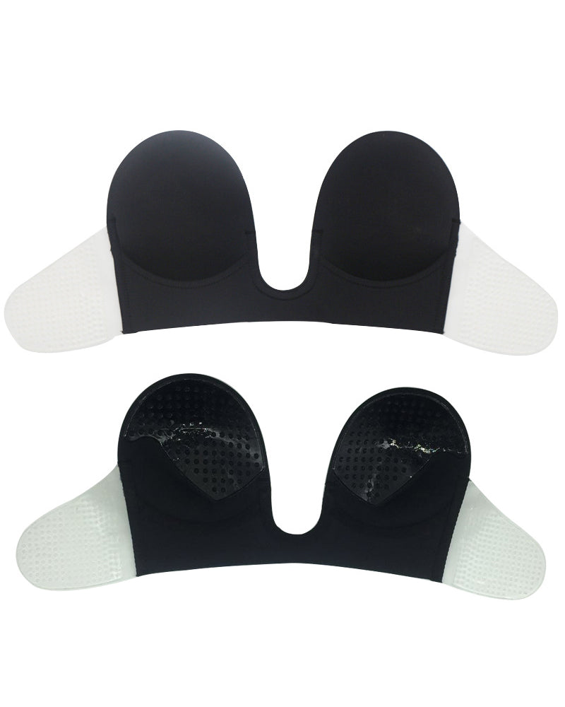 Unsichtbarer Wiederverwendbarer Push Up BH Trägerloser Klebriger Büstenhalter