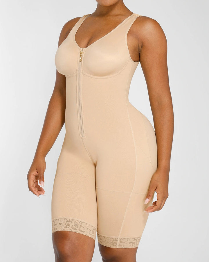 Ganzkörper Shapewear mit Hoher Kompression Bauchweg und Po Lift