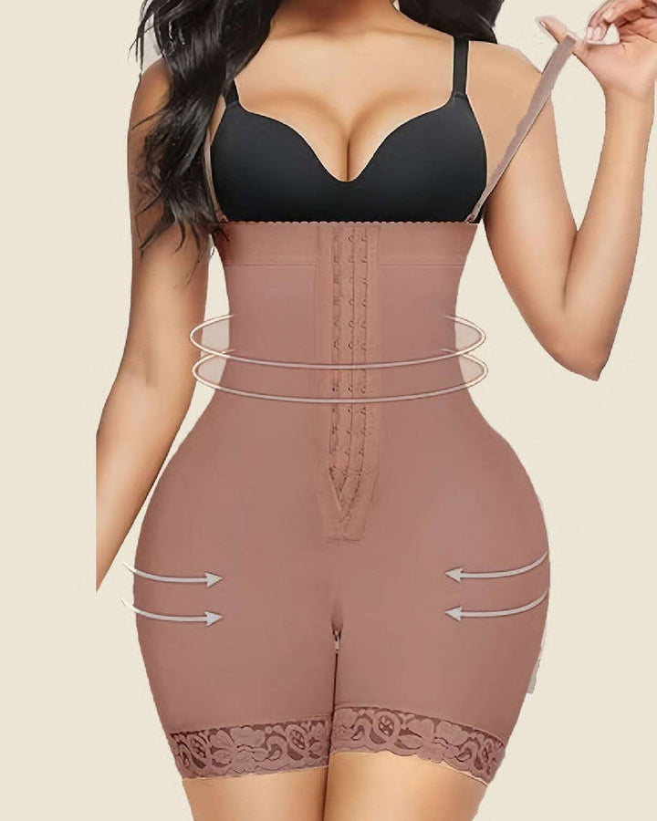 Shapshe® Damen Bauchkontrolle Elastische Postpartale Offene Brust Shapewear