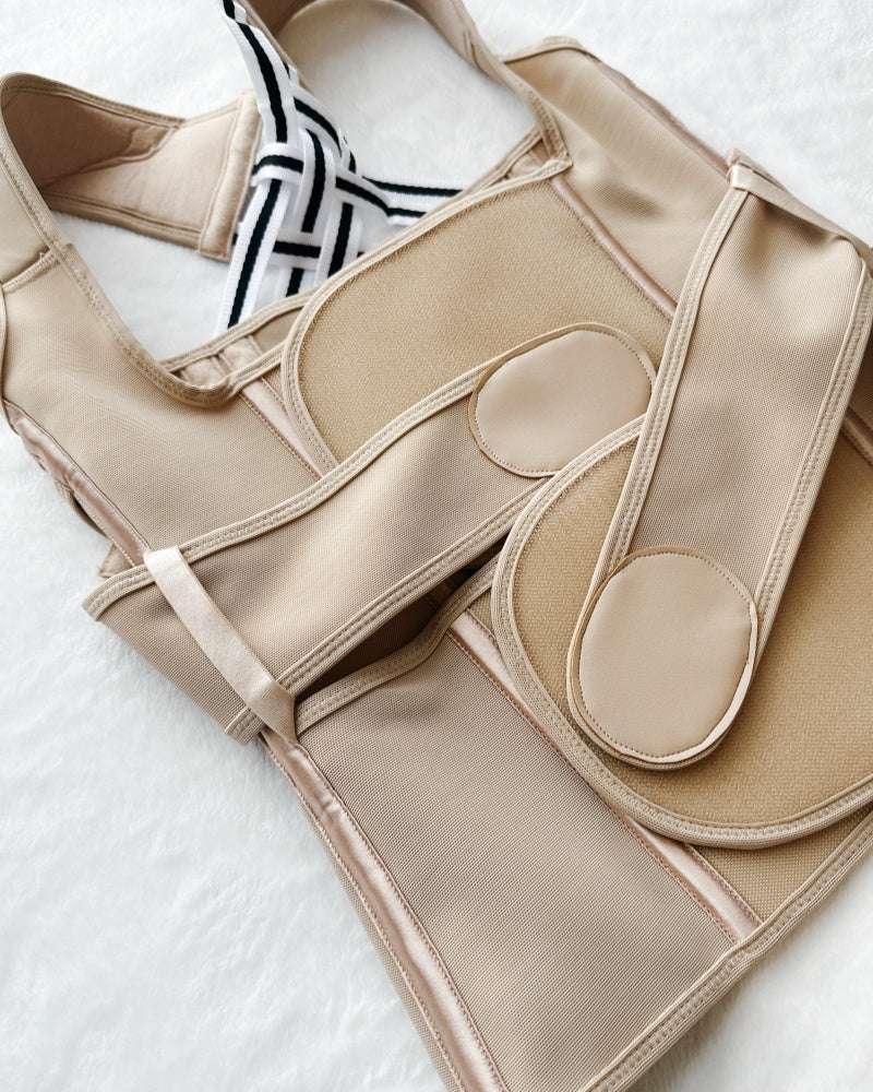 Shapshe® Fajas Colombianas Taillentrainer mit Rückenstütze