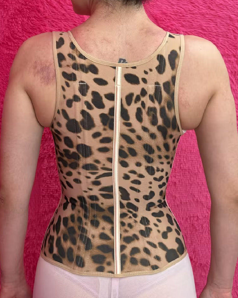 Shapshe® Taillentrainer für Damen Body Shaper Korsett Weste Tanktop mit Stahlknochen