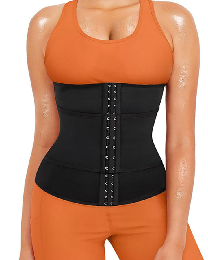Damen Schwitz Abnehmen Taillentrainer Bauchformung Sauna Korsett Gürtel