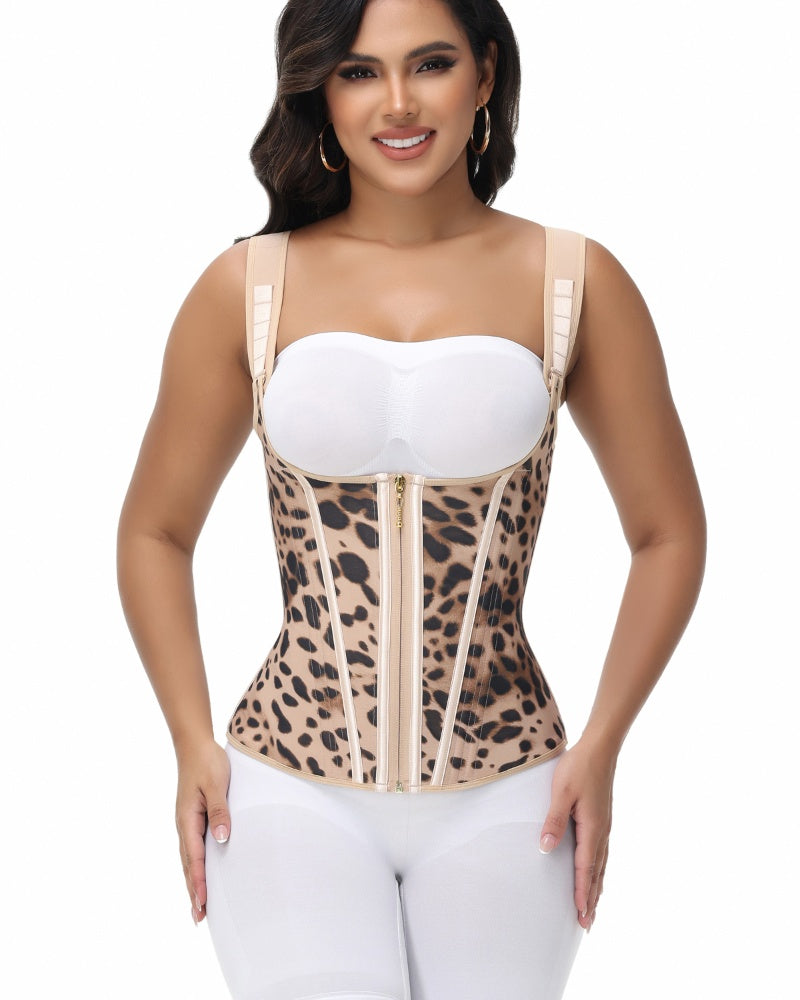 Shapshe® Taillentrainer für Damen Body Shaper Korsett Weste Tanktop mit Stahlknochen