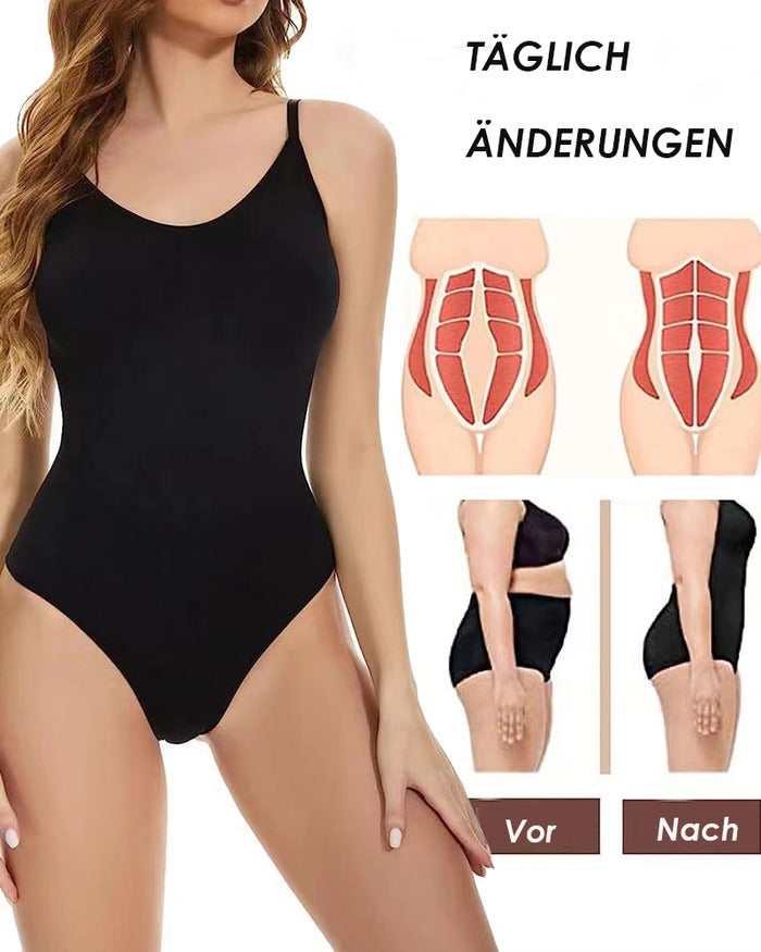 Shapshe® Nahtlose Bauchweg Rundhals Tanga Tanktop Body Shaper Bodysuits