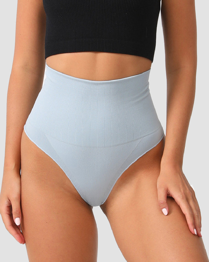 Hohe Taille Nahtloses Formendes Tanga Bauchkontrolle Unterwäsche