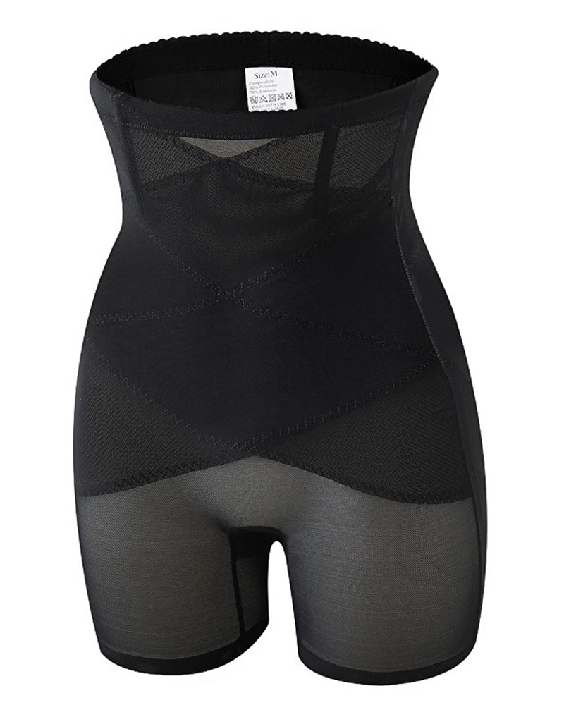 Mesh Hohe Taille Bauchweg Postpartale Formende Shorts