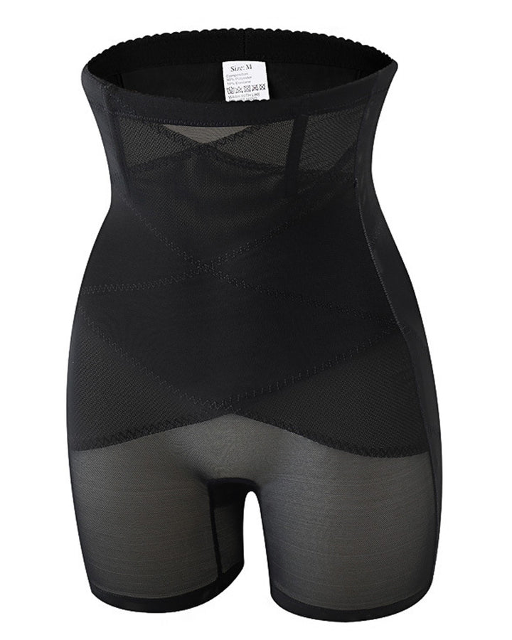 Mesh Hohe Taille Bauchweg Postpartale Formende Shorts