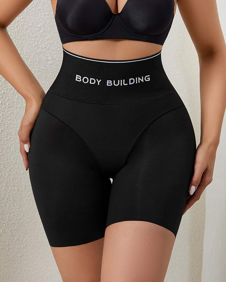 Hoher Taille Shapewear Shorts Bauchweg Anti-Chafing Miederhose