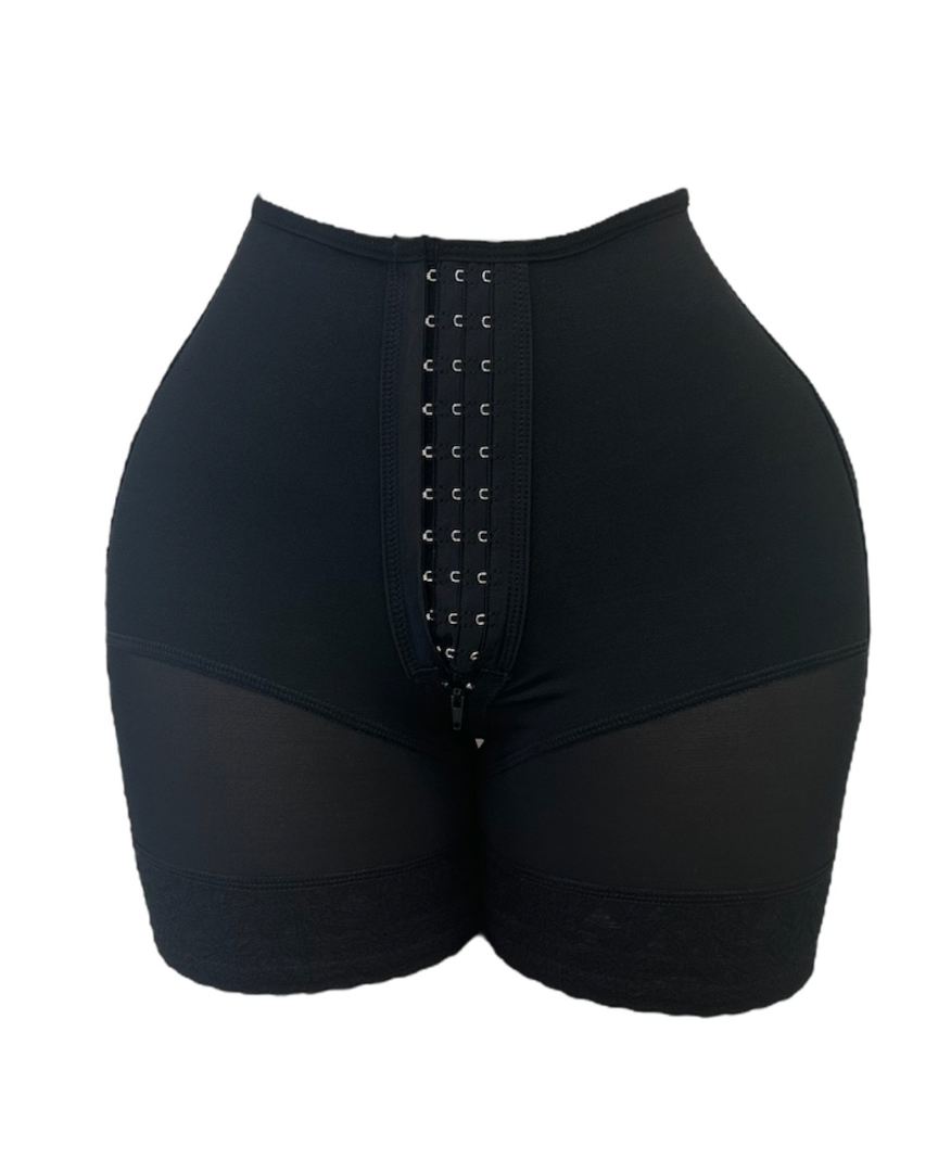 Niedrige Taille Unsichtbare BBL Shapewear Bauchweg Faja Shorts