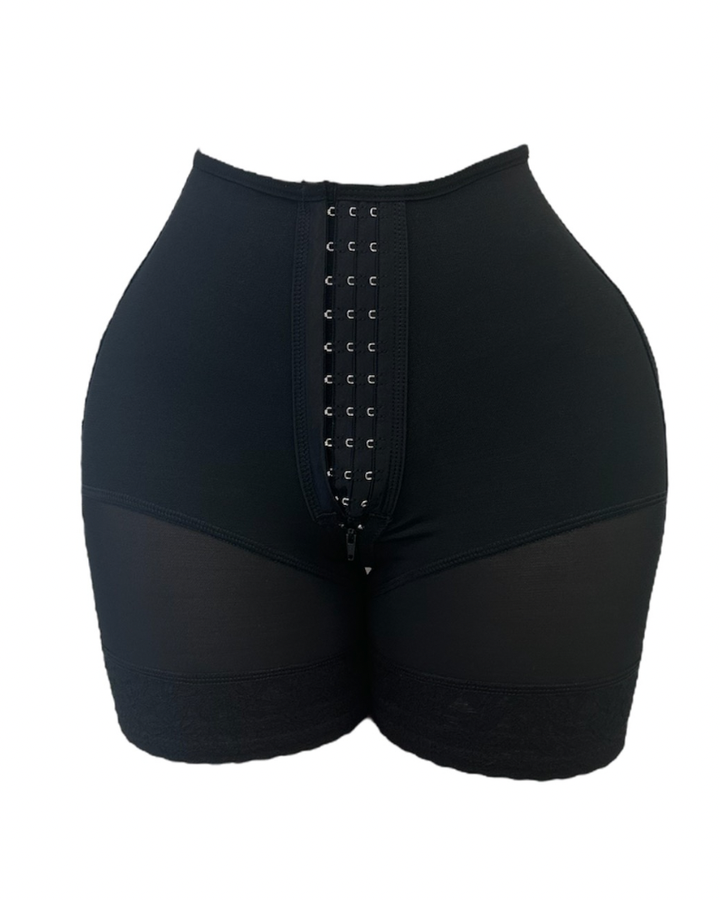 Niedrige Taille Unsichtbare BBL Shapewear Bauchweg Faja Shorts