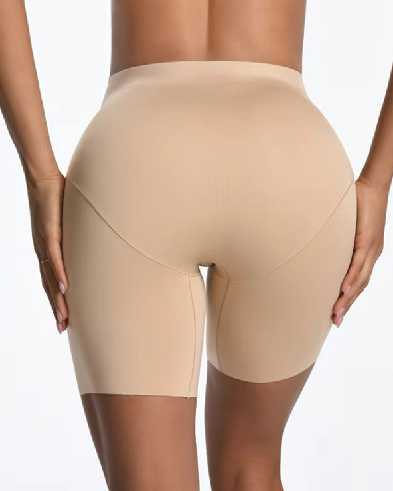 Nahtlose Elastische Bauchweg Miederhose Rutschfest Shape Shorts