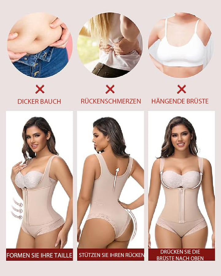 Shapshe® 2 in 1 Korsett Shapewear Bauchweg Offene Brust Fajas