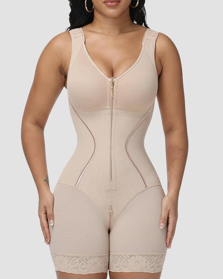 Shapshe® Shapewear Body mit Breiten Trägern und integriertem BH