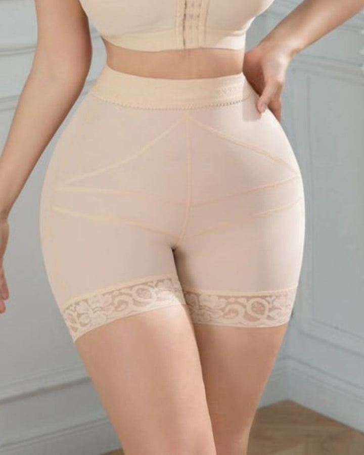 Shapshe® Damen Beige Butt Lifter Nahtloses Oberschenkel-Schlankheits Kontrollhöschen