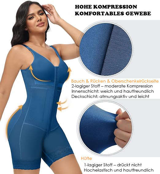 Shapshe® Damen Bauchkontrolle Fajas Colombianas Body Shaper Po-Lifter