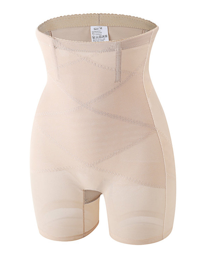 Mesh Hohe Taille Bauchweg Postpartale Formende Shorts
