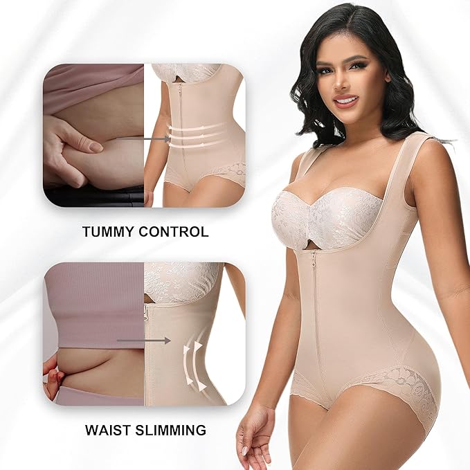 Shapshe® Fajas Colombianas Doppelter Bauchweg Rückenstütze Shapewear