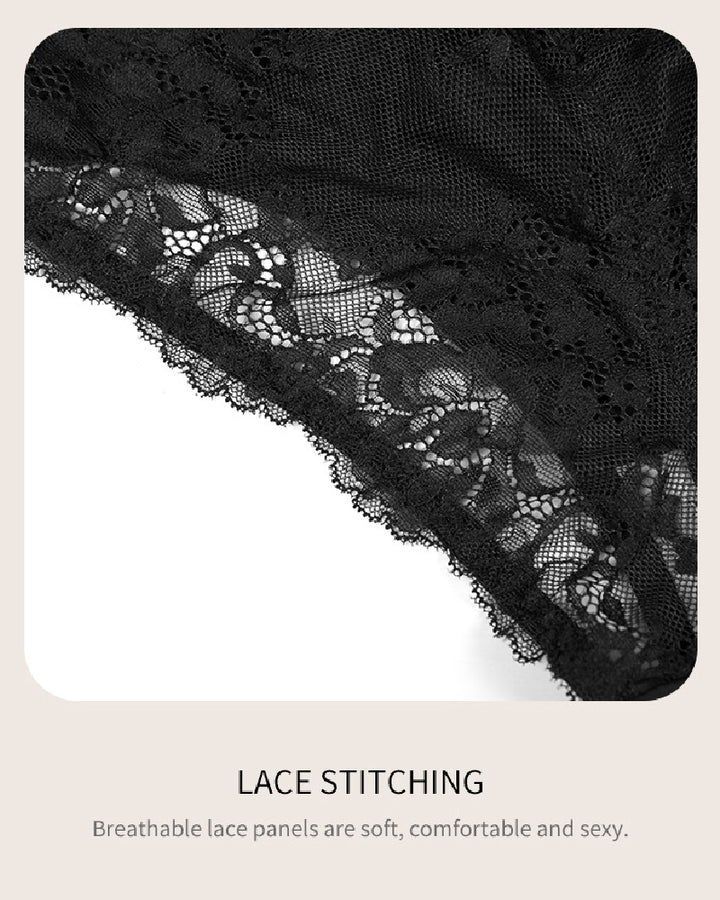 Damen Bauchweg Figurformende Nahtlose Spitzen Shapewear Slip